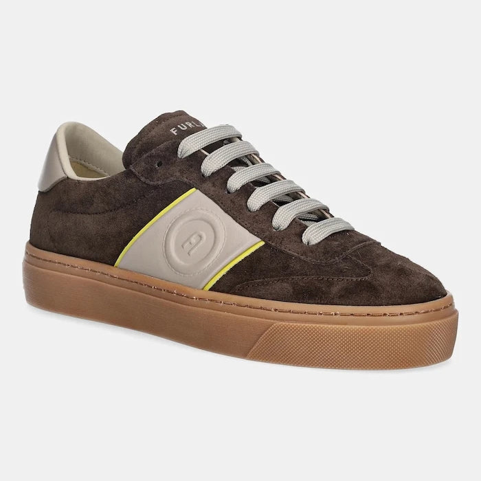 Furla Enjoy Lace-Up Sneaker Süet Spor Ayakkabı
