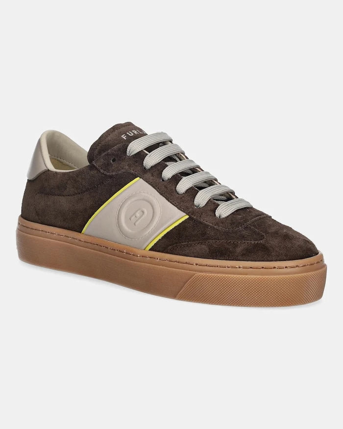 Furla Enjoy Lace-Up Sneaker Süet Spor Ayakkabı