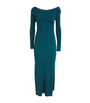 Aeron Blue Wool Hassan Maxi Dress