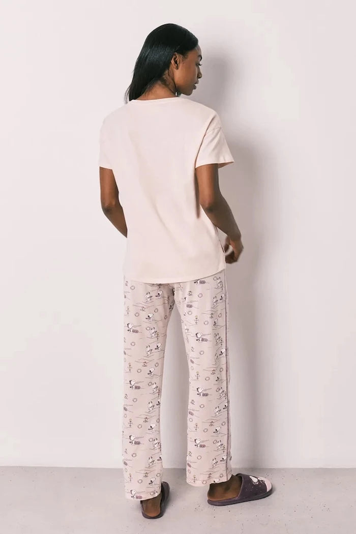 women'secret kadın pamuklu iki parçalı pijama