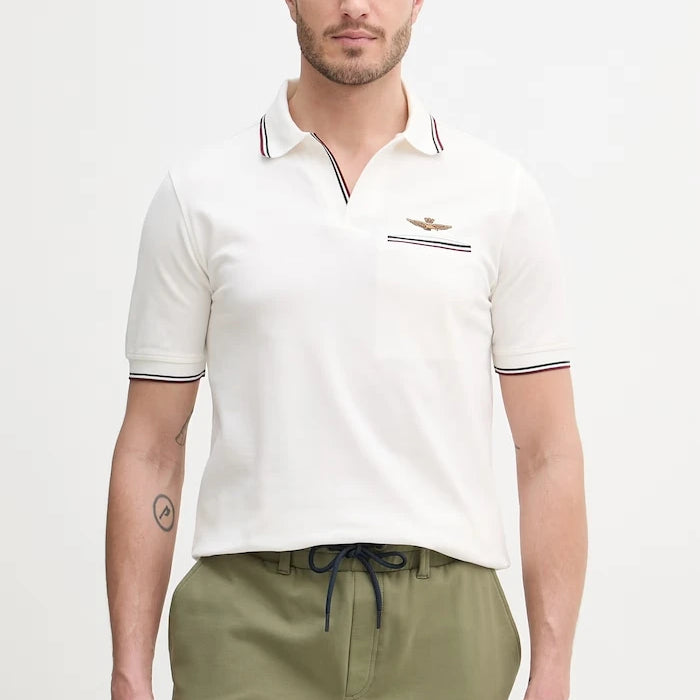 Тениска с яка Aeronautica Militare
