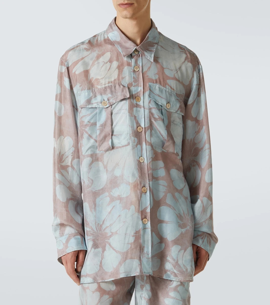 Dries Van Noten - Floral silk shirt