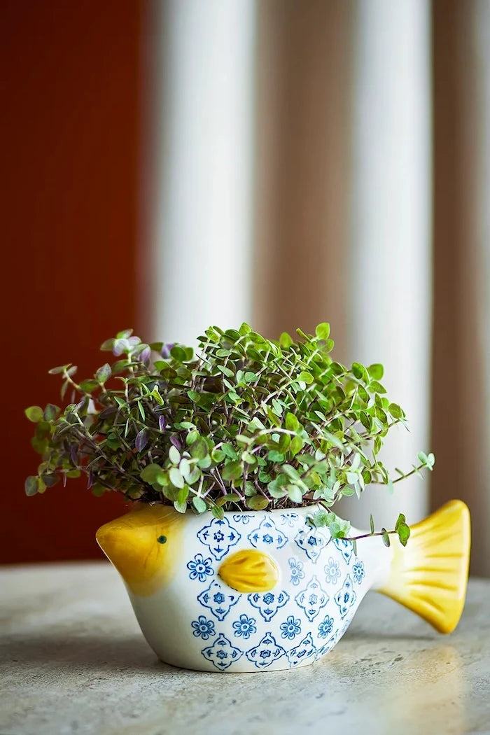 Bloomingville Taşçini Saksı Kılıfı 25 x 9 x 11 cm