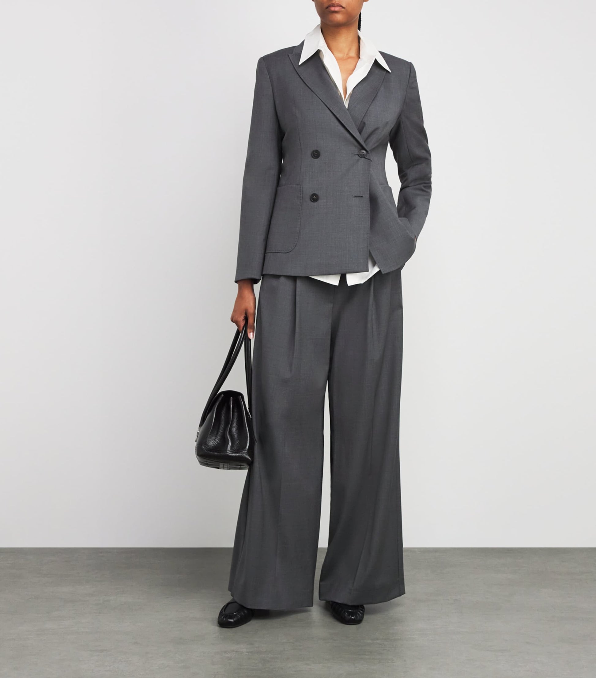 Weekend Max Mara Virgin Wool Double-Breasted Blazer