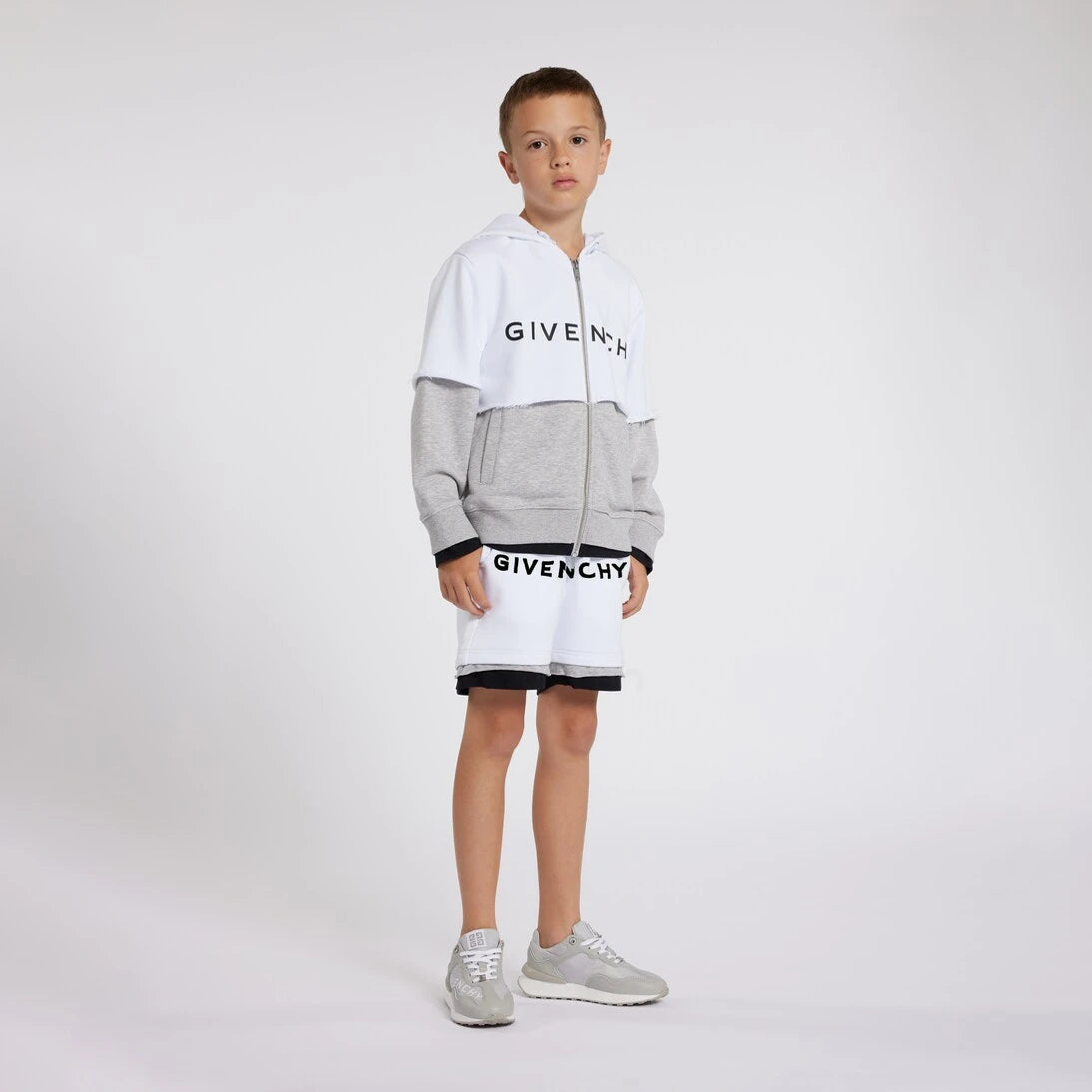 Givenchy Kids - Cotton blend shorts