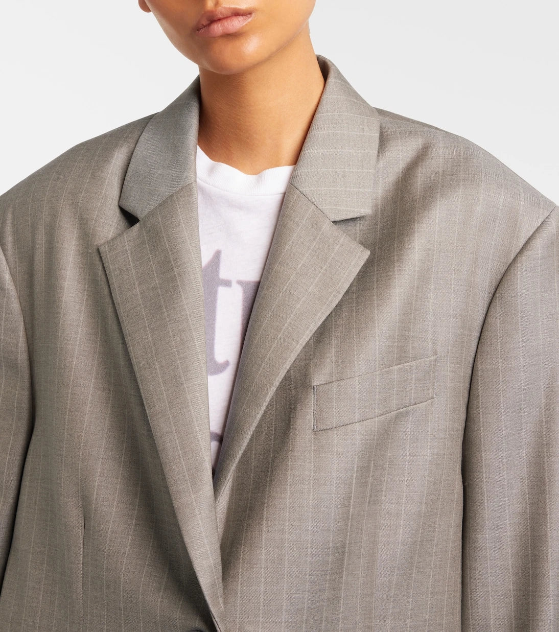 Acne Studios - Striped wool jacket