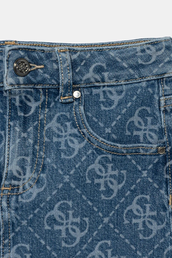Детска дънкова пола Guess