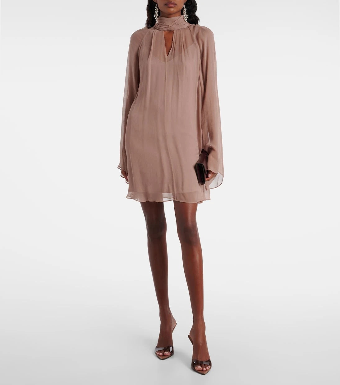Staud - Esther chiffon minidress