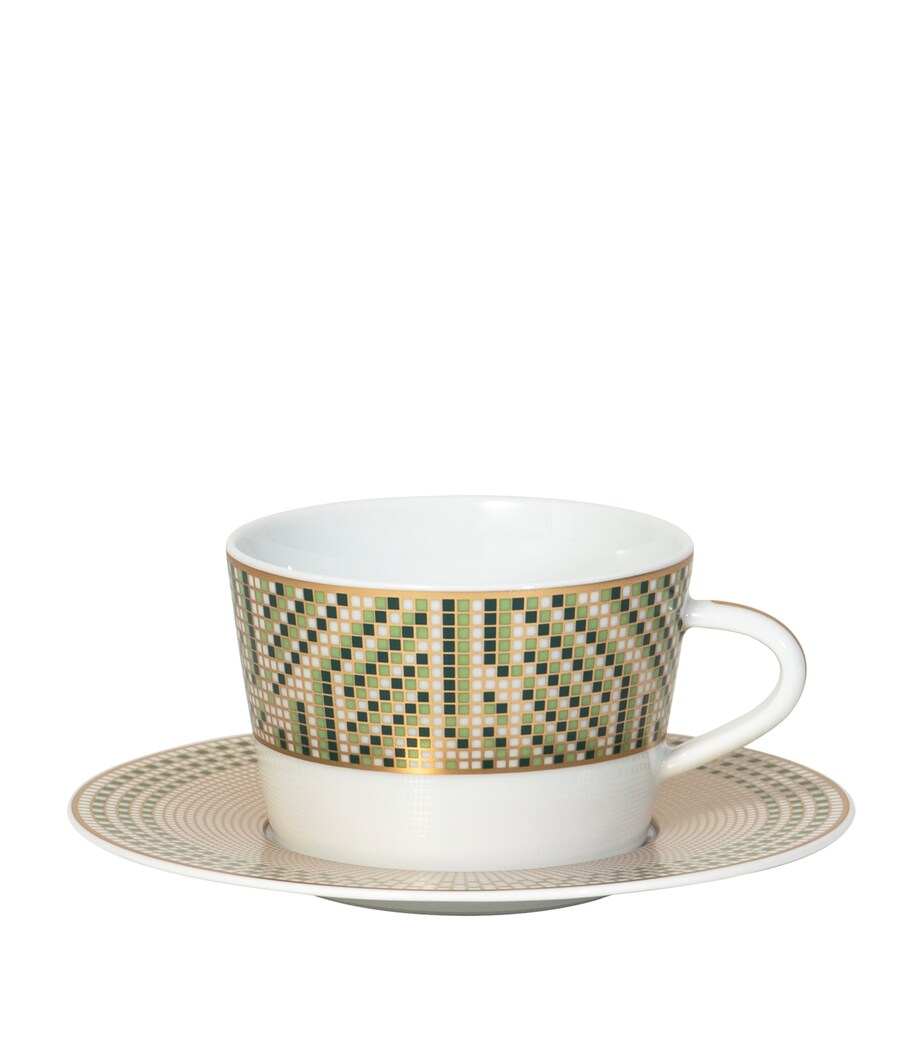 Bernardaud Porcelain Teacup and Saucer