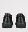 Leather H-Stripes Tread Sneakers BLACK