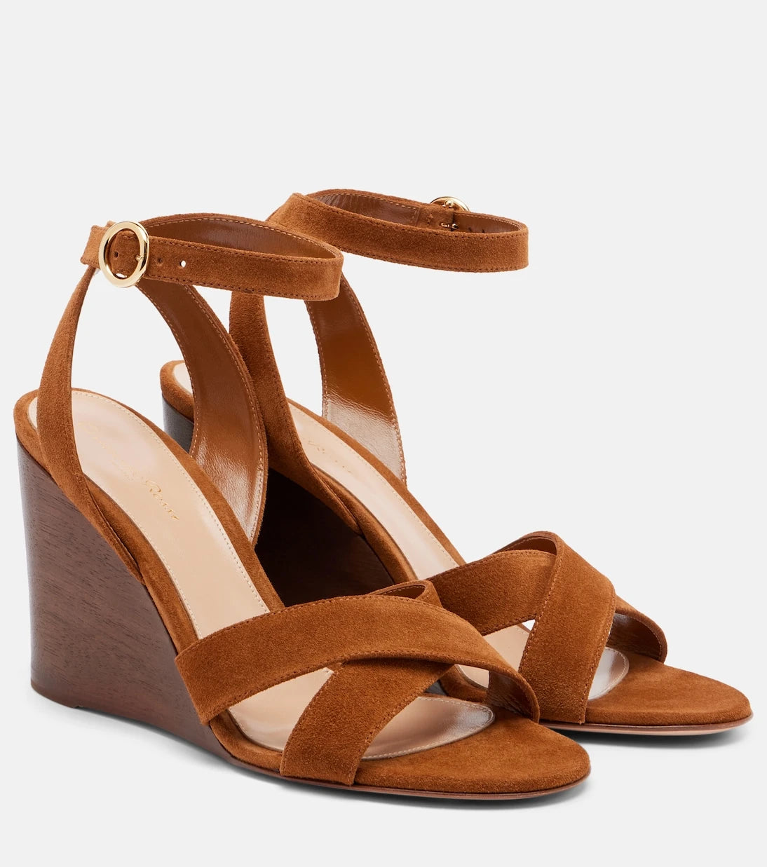 Gianvito Rossi - Ines suede wedge sandals
