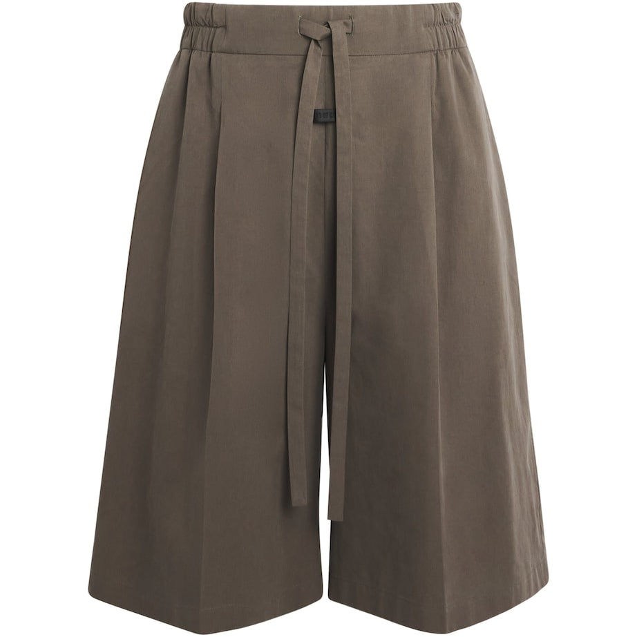 Fear Of God Cotton-Blend Pleated Shorts
