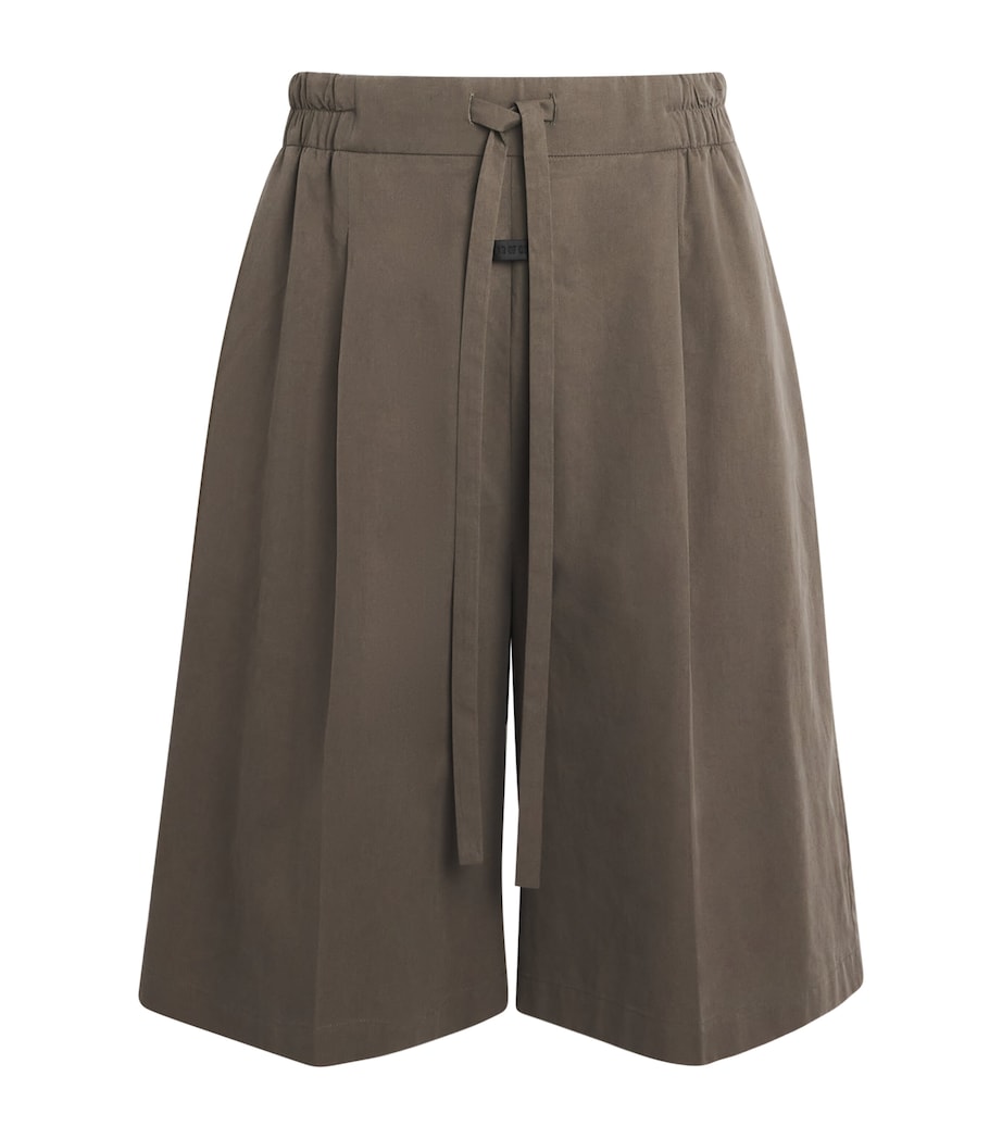 Fear Of God Cotton-Blend Pleated Shorts