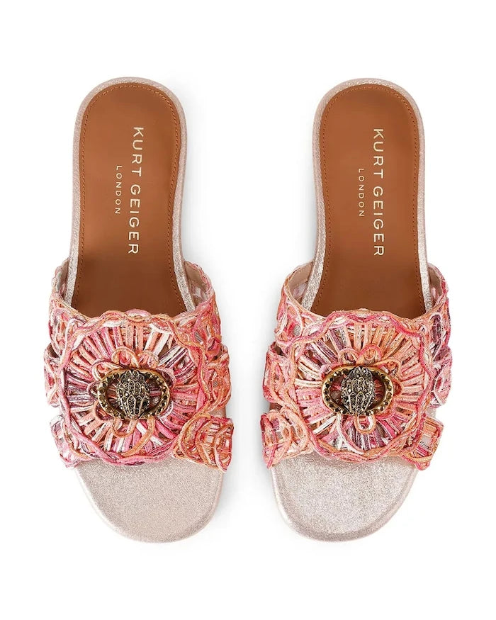 Kurt Geiger London Chelsea Woven Flat Sdl Kadın Terlik