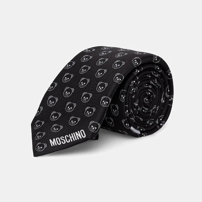 Moschino вратовръзка мъжка от коприна