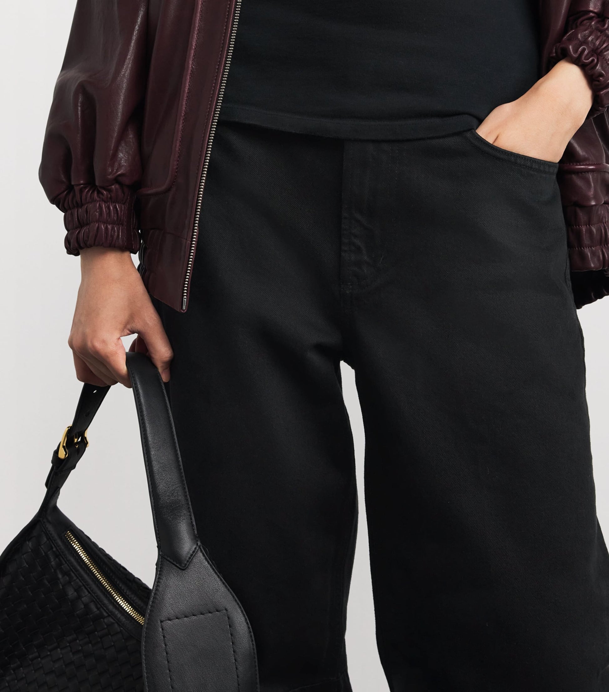 Citizens of Humanity Black Miro Long Relaxed Jeans