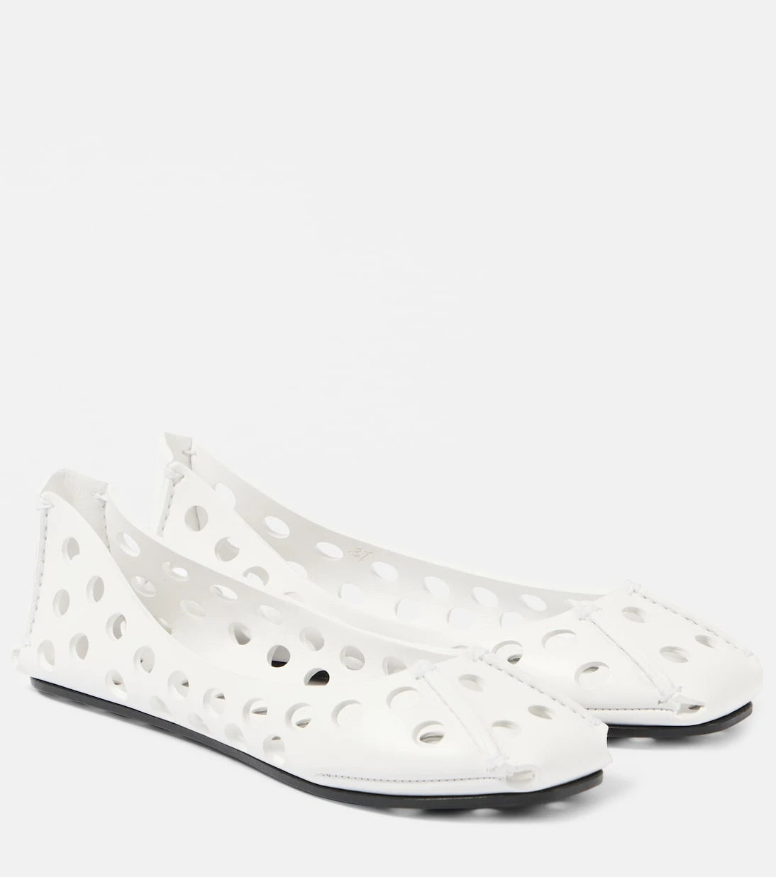 Alaïa - Perfo leather ballet flats