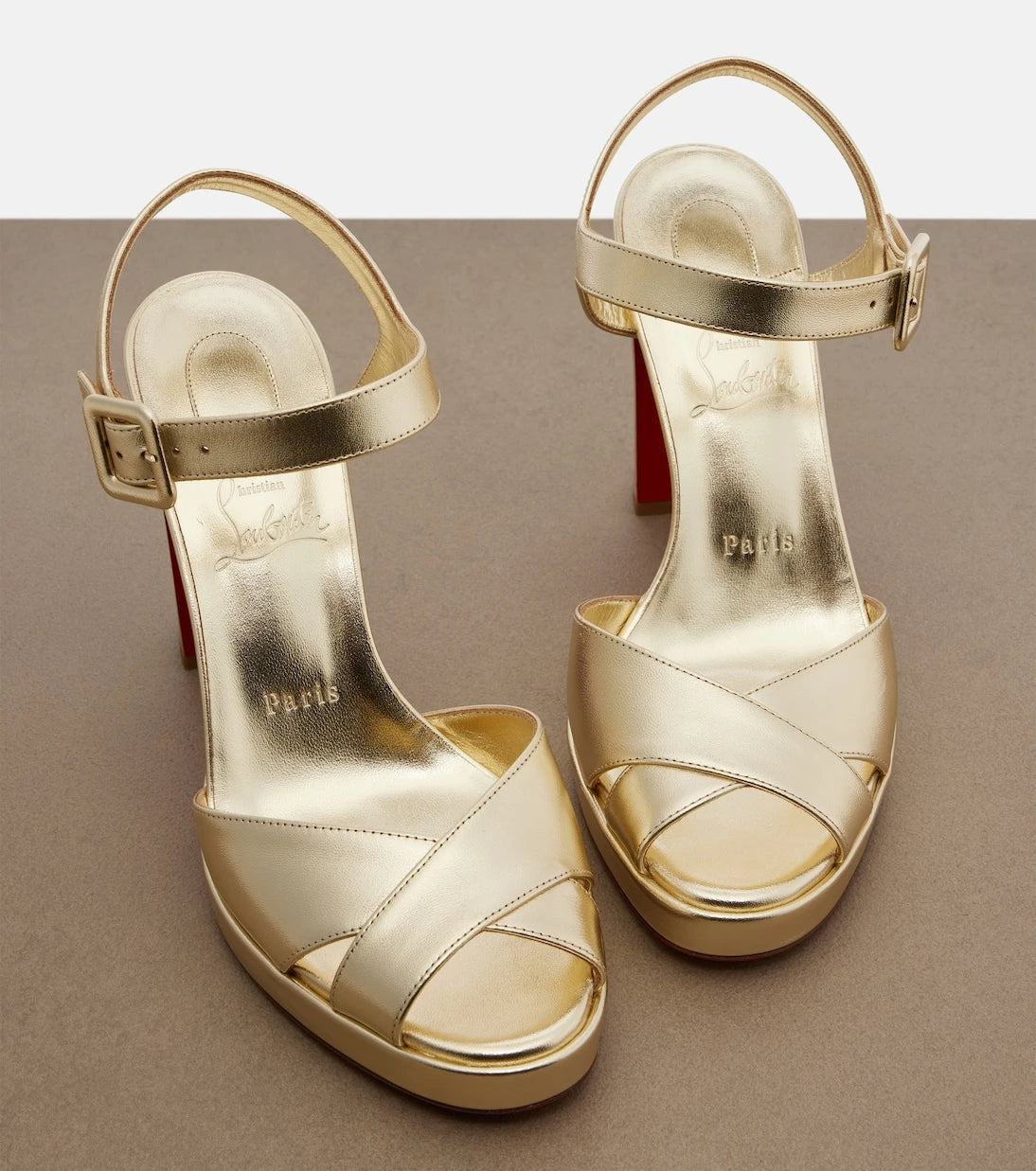 Christian Louboutin - Cora leather sandals