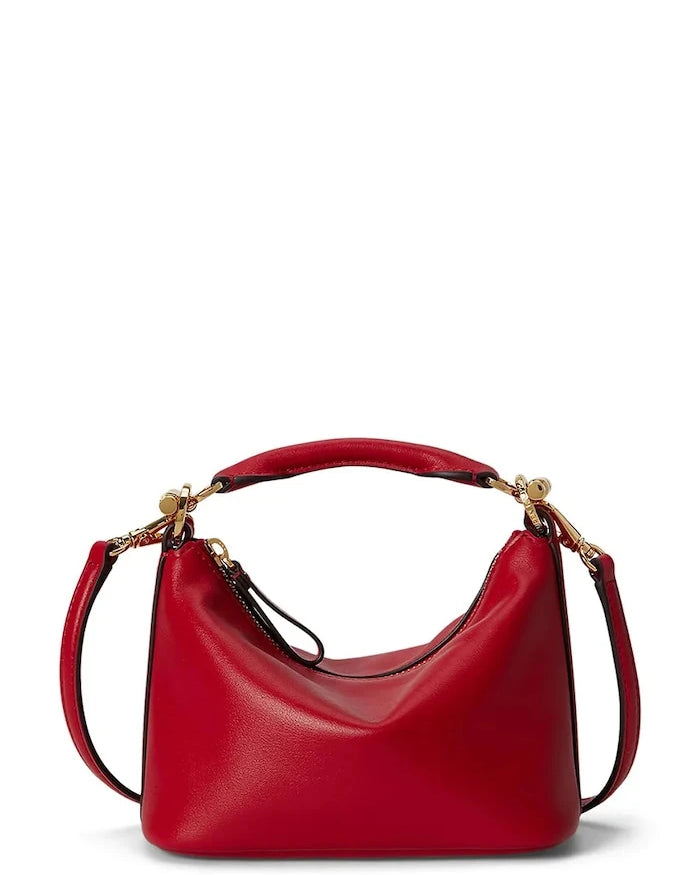 Lauren Ralph Lauren kadın deri crossbody çanta