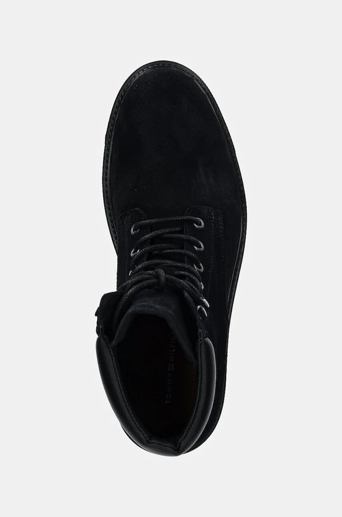 Велурени боти Tommy Hilfiger HILFIGER OUTDOOR SUEDE BOOT