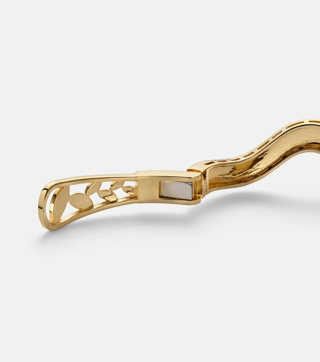 Yeprem - Golden Strada 18kt gold bangle with diamonds