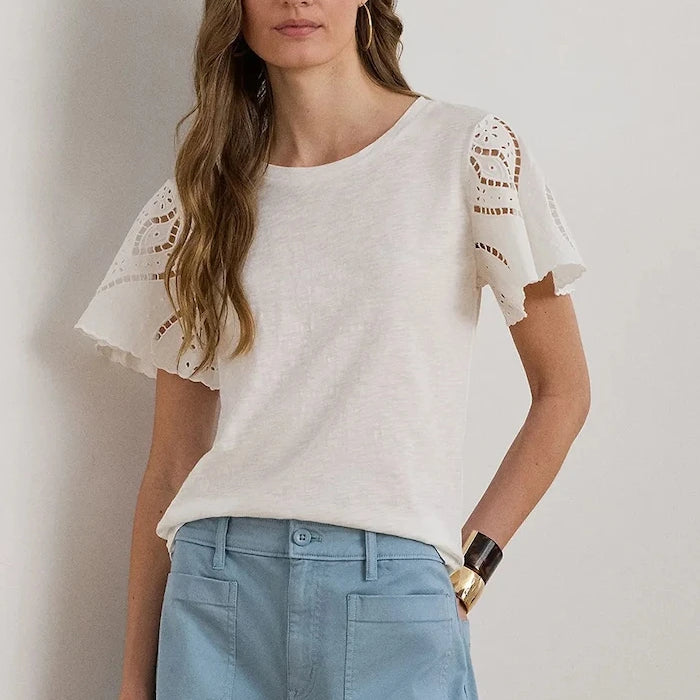Lauren Ralph Lauren блуза дамска от памук