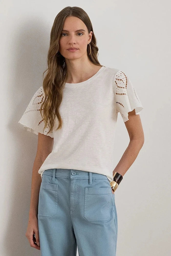 Lauren Ralph Lauren блуза дамска от памук