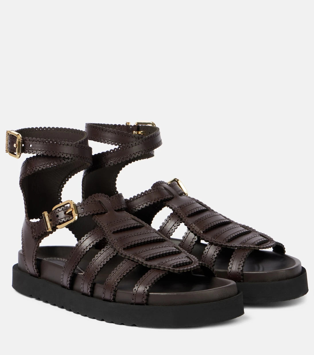 Zimmermann - Goldie leather gladiator sandals