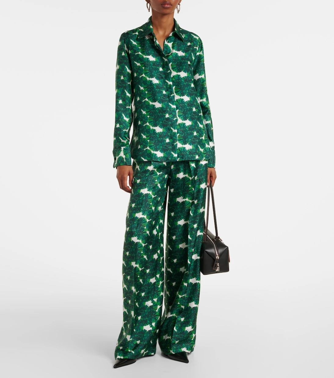 Max Mara - Rodesia printed silk twill shirt