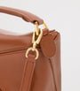 LOEWE Brown Mini Leather Puzzle Top-Handle Bag
