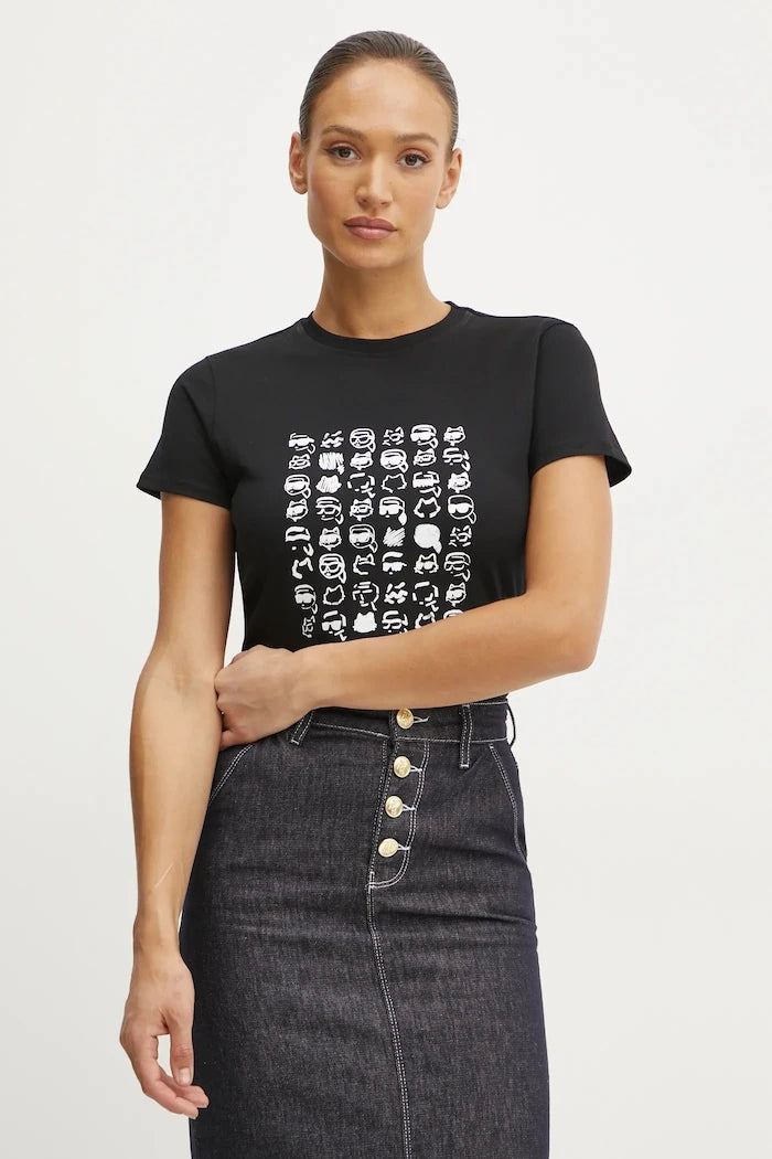 Памучна тениска Karl Lagerfeld IKON