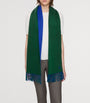 Green Cashmere Reversible EKD Scarf