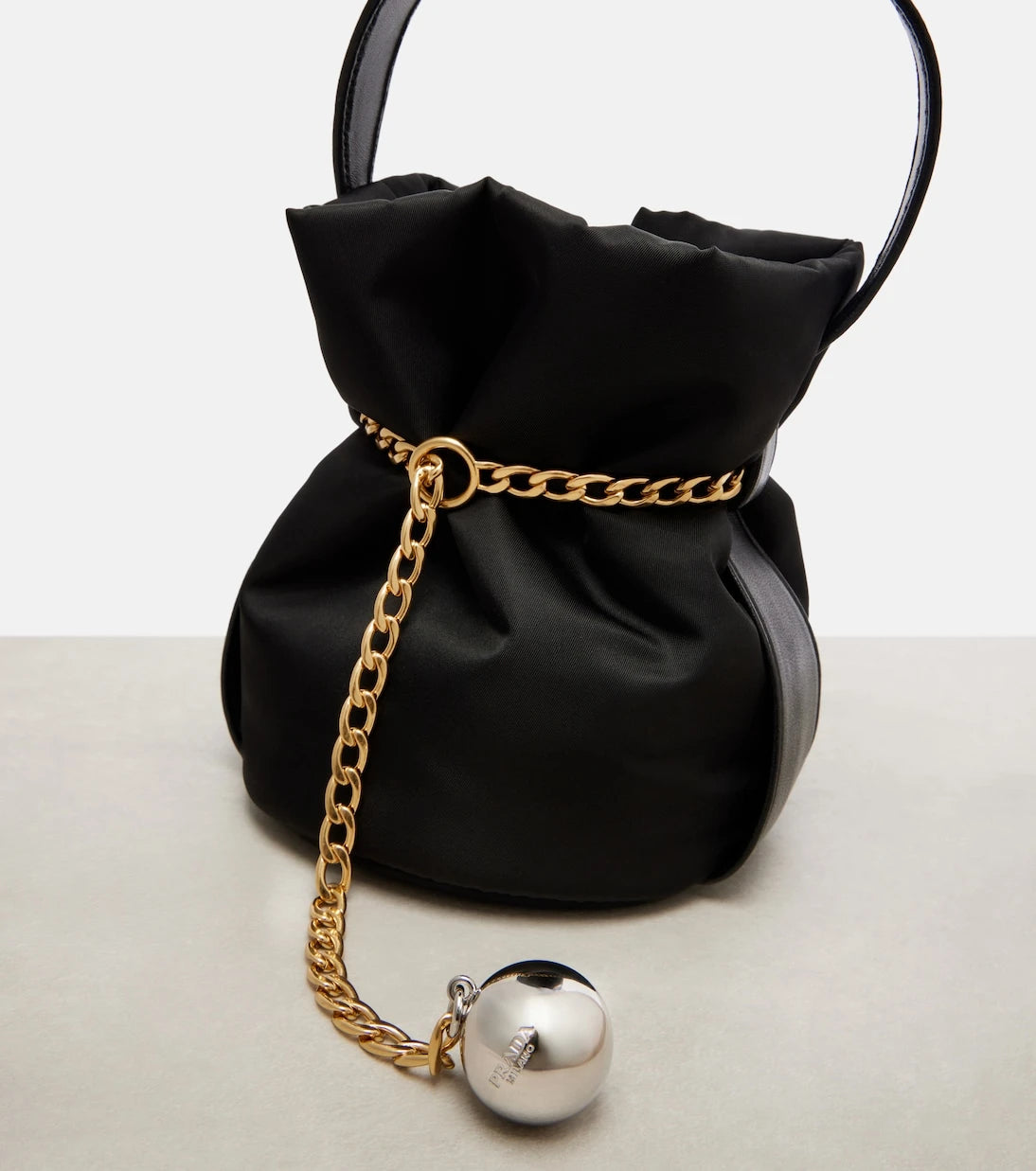 Prada - Prada Petit Sac Noir Mini bucket bag