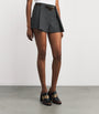 Sandro Paris Black Belted Pleated Shorts