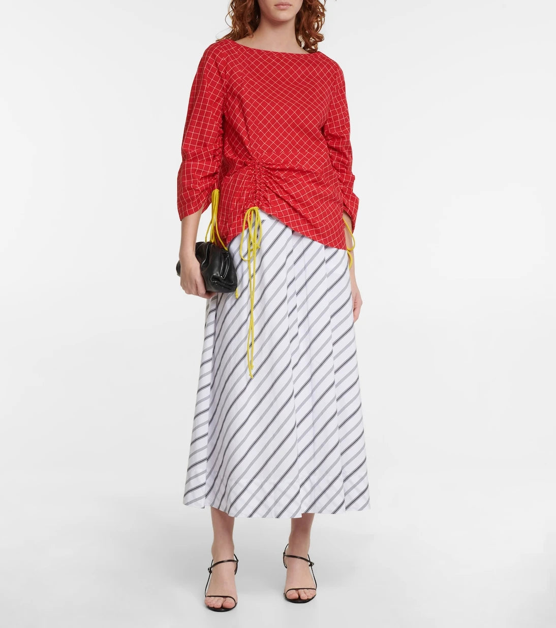 Tory Burch - Checked silk blouse