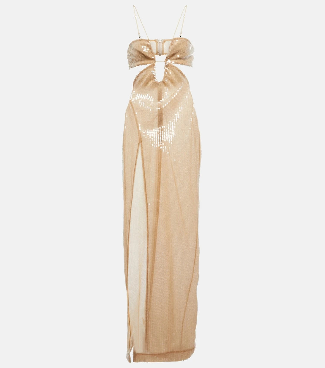 Nensi Dojaka - Sequined cutout maxi dress