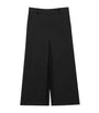 Saint Laurent Black Wool Mid-Rise Culottes