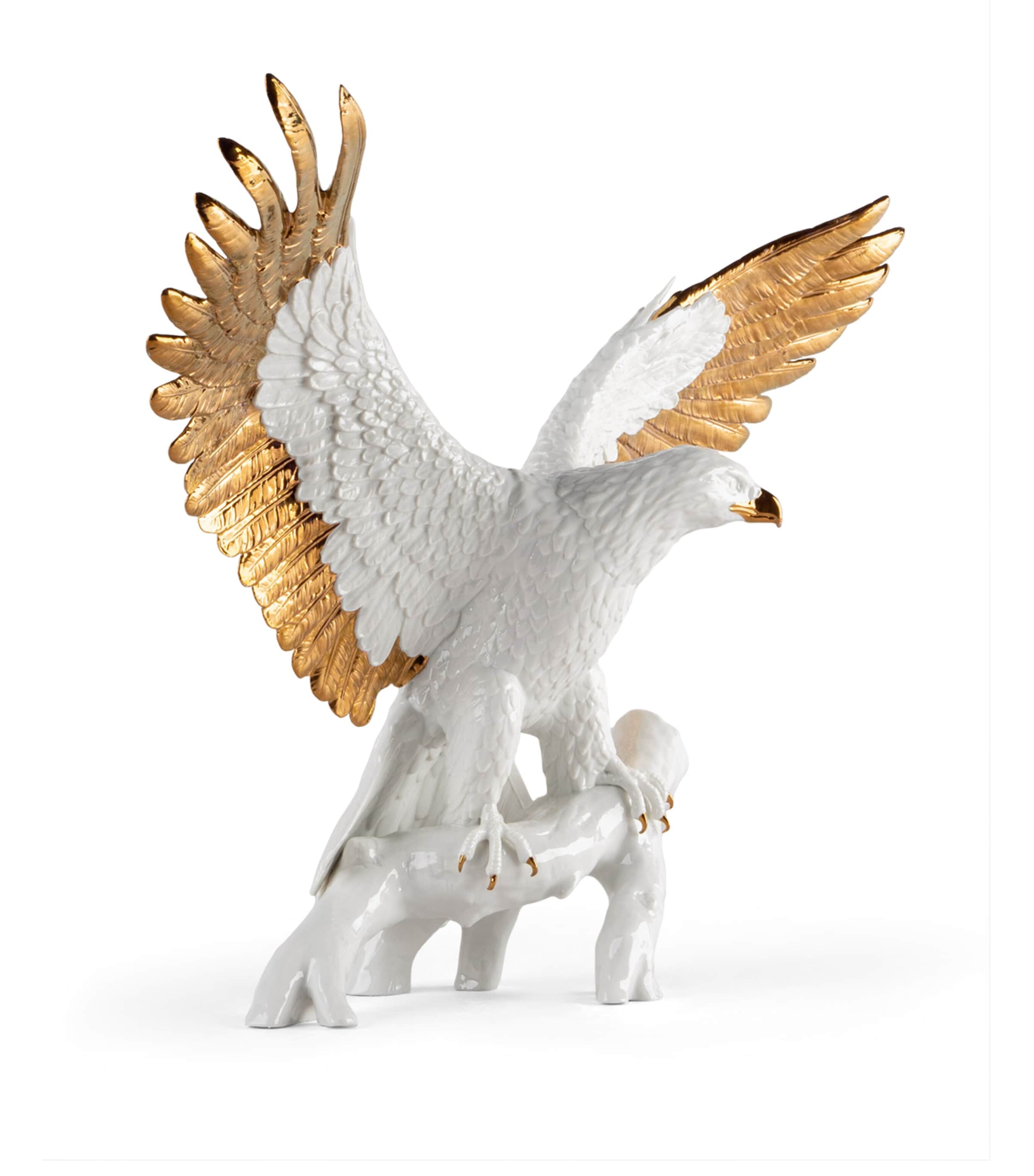 Lladró Porcelain Freedom Eagle Figure