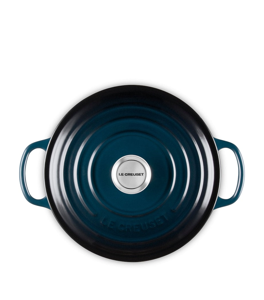 Enamelled Cast Iron Round Casserole Dish (20cm)