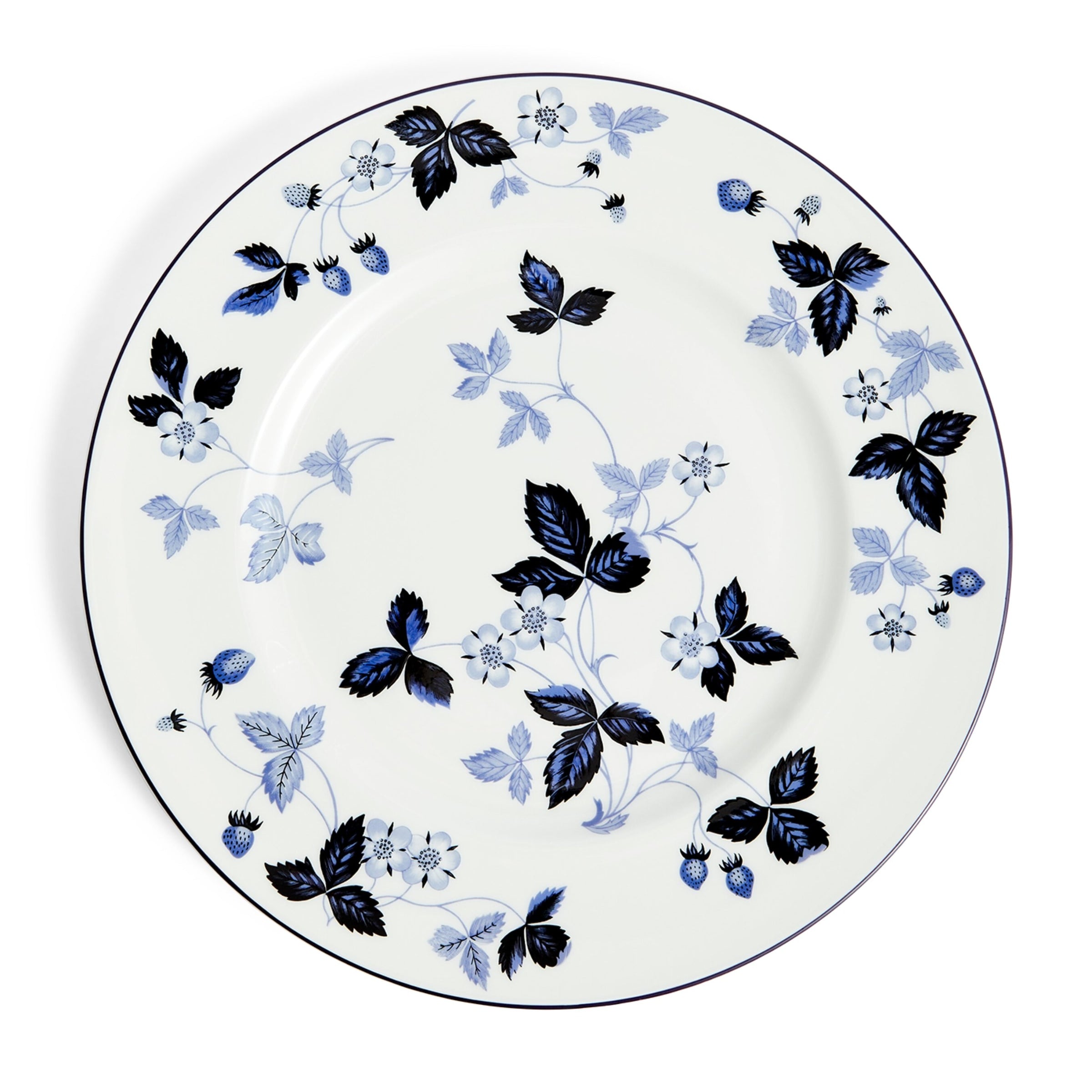 Wild Strawberry Inky Blue Dinner Plate (27cm)