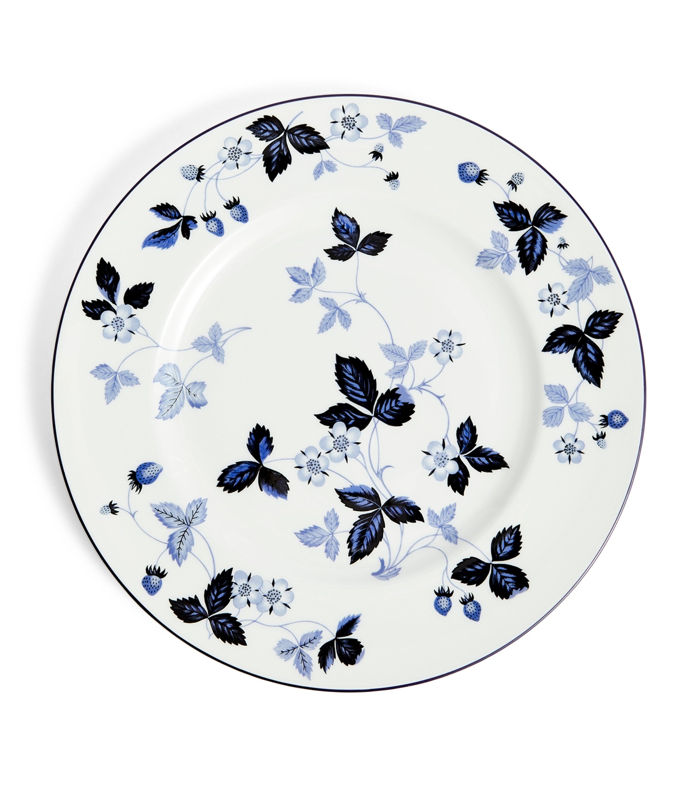 Wild Strawberry Inky Blue Dinner Plate (27cm)