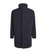 Giorgio Armani Blue Padded Pea Coat