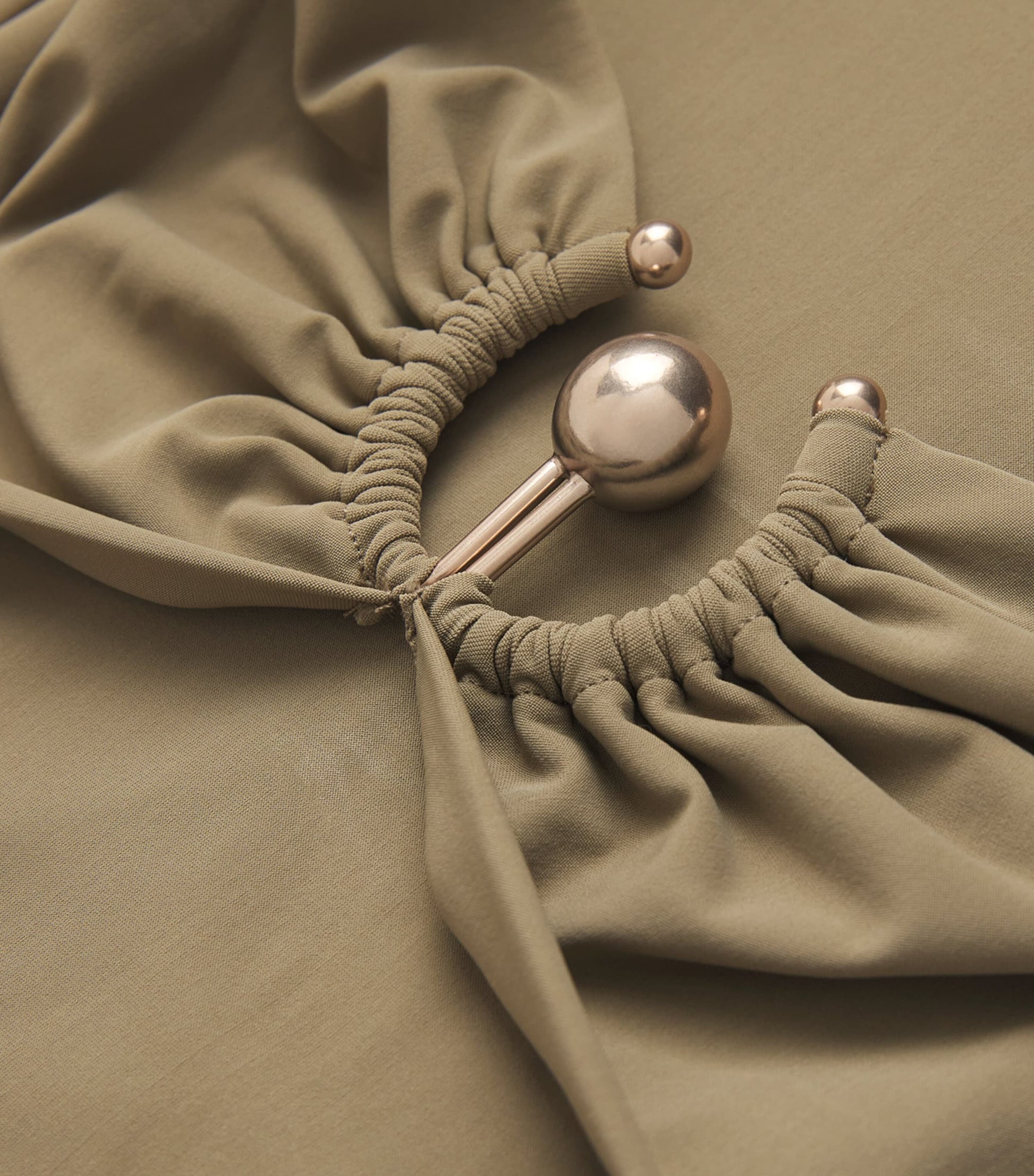 Green Cut-Out Orbit Swimsuit