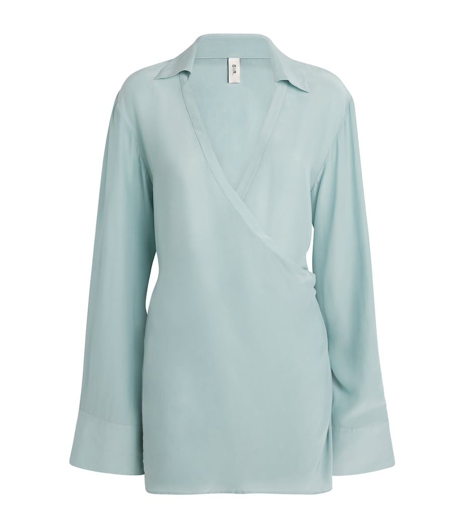 Blue Cotton Azura Mini Dress