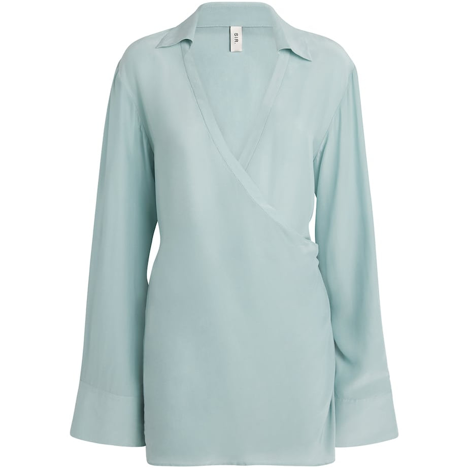 Blue Cotton Azura Mini Dress