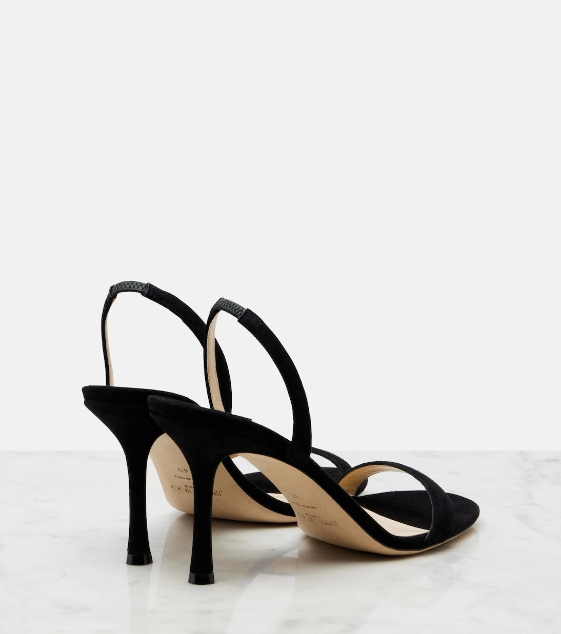Jimmy Choo - Jenn suede slingback sandals
