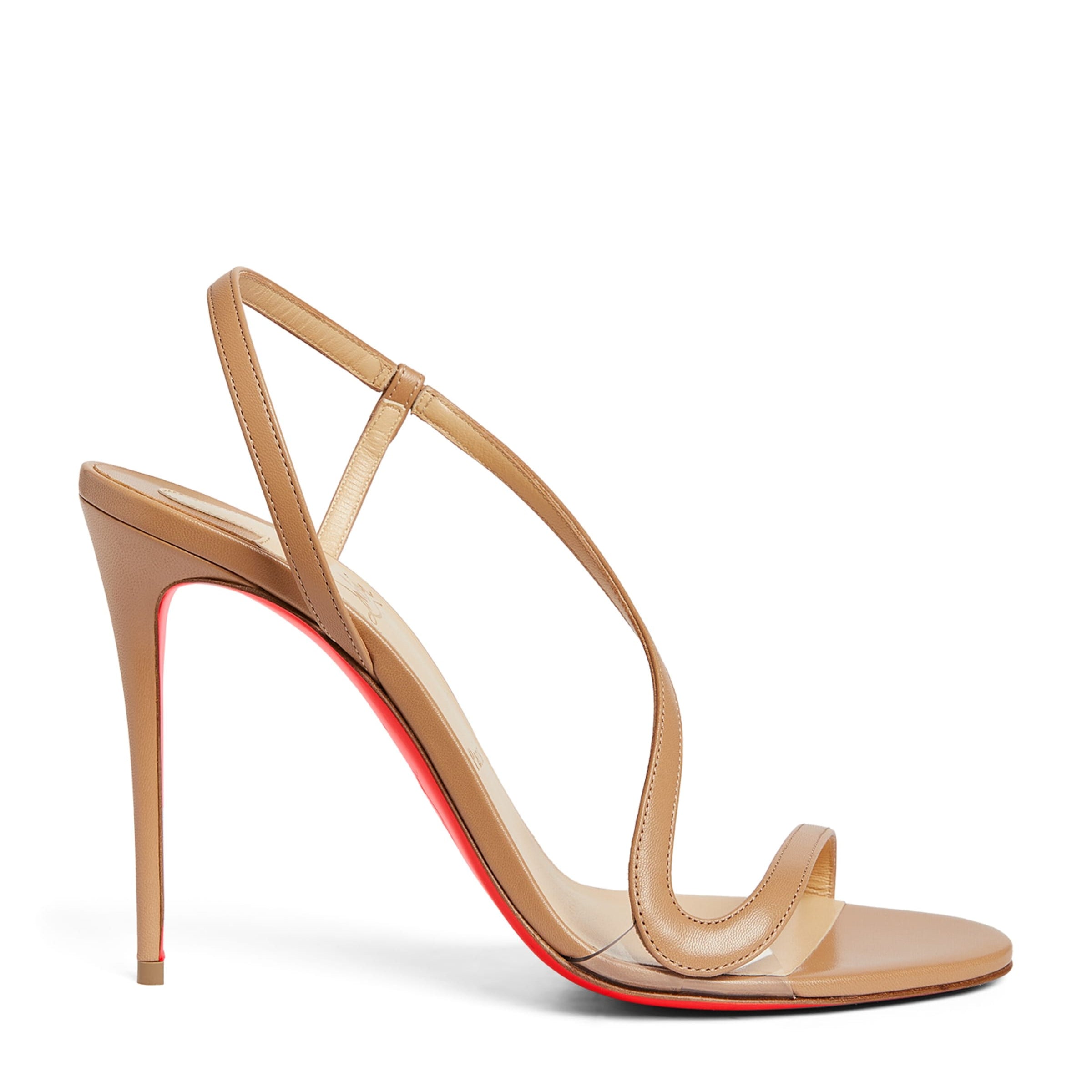 Christian Louboutin Nude Rosalie Leather Sandals 100