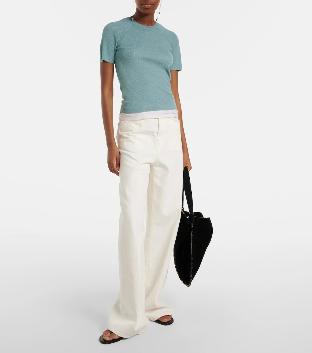 Joseph - Belarb ribbed-knit T-shirt