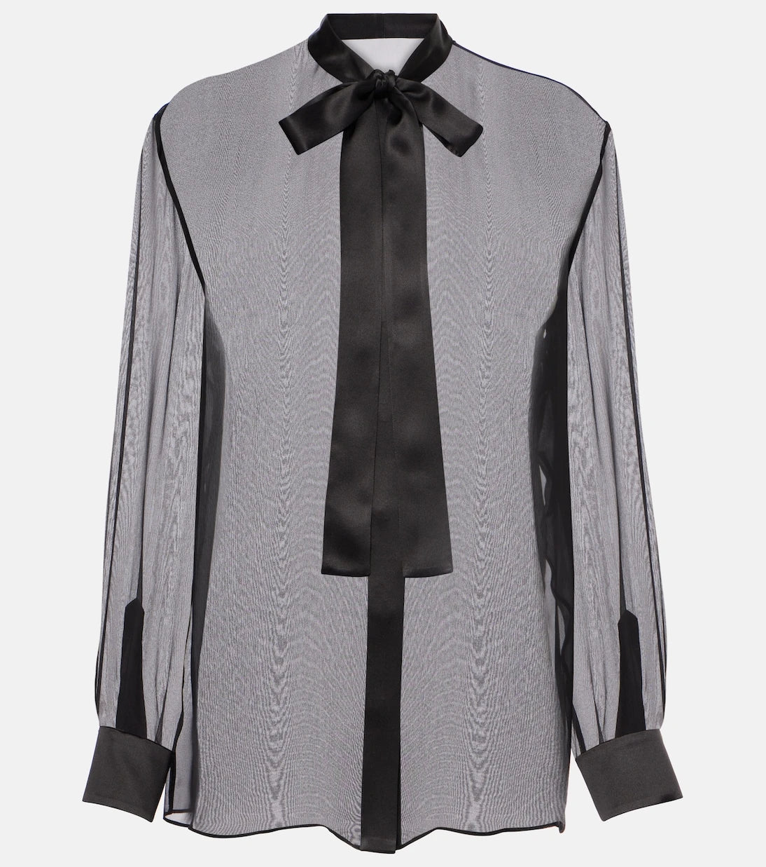 Dolce&Gabbana - Tie-neck silk blouse