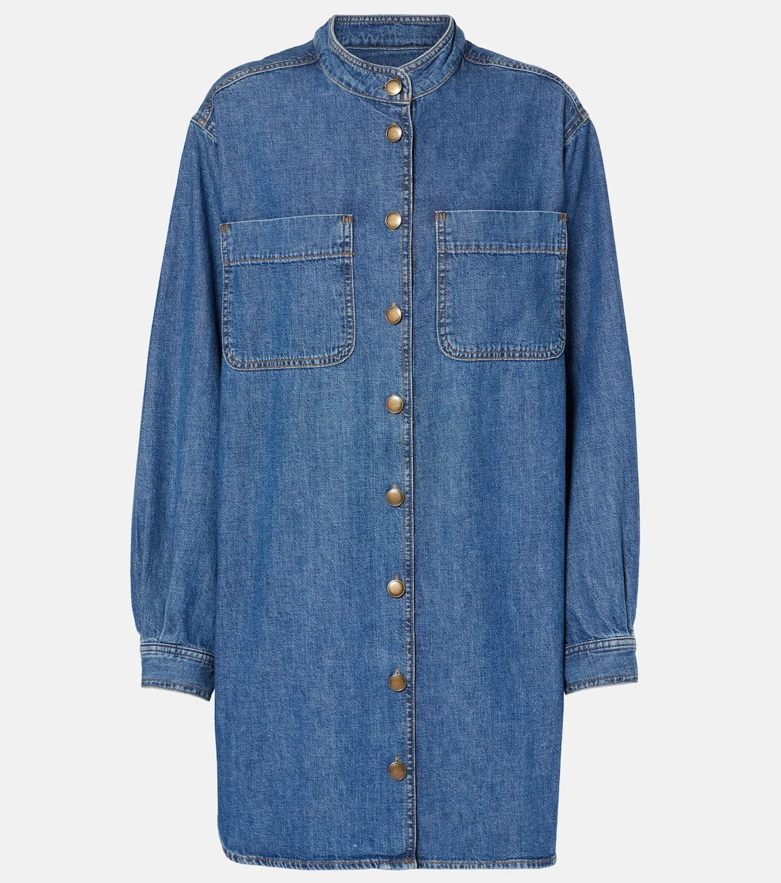 Frame - Double Pocket denim shirt dress